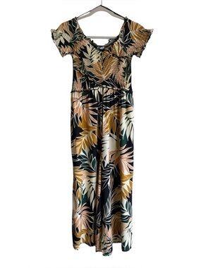 Patrons of the Peace | Smocked Top Jumpsuit | Small | NWT | Pockets | Ankle